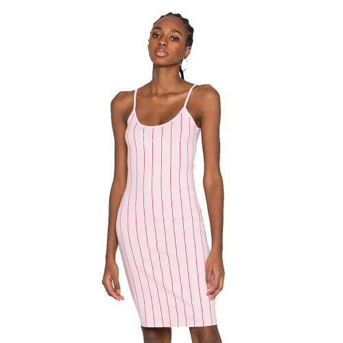 Karl Kani Γυναικείο φόρεμα Small Signature Pinstripe Dress